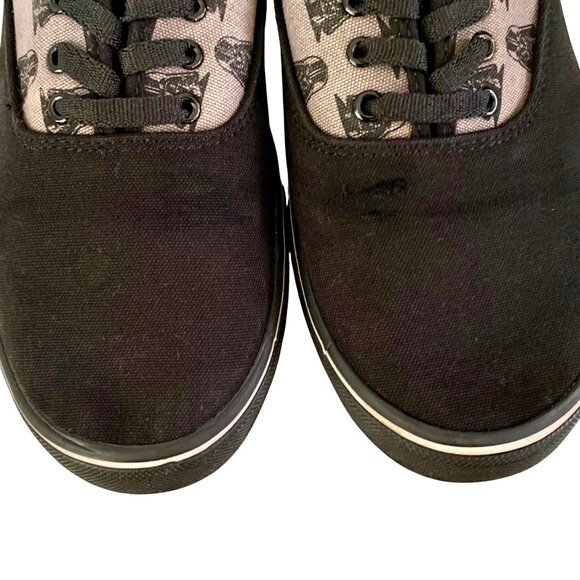 Star Wars Darth Vader X Skechers Sneakers Mens 11 Canvas Lace-Up Black Gray - Picture 3 of 11